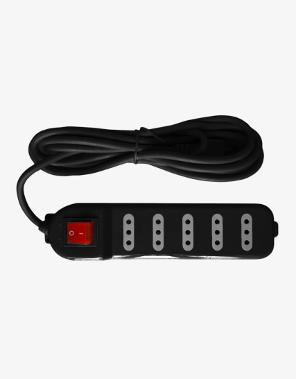 Alargador Múltiple con Switch 5 Posiciónes 5 Metros Macrotel